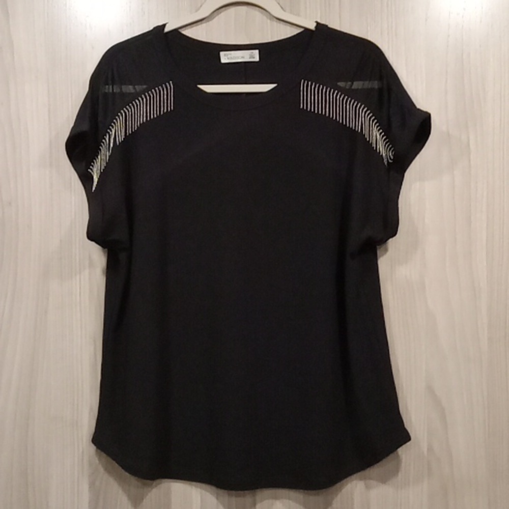 63. EUC 89th Madison black beautiful top